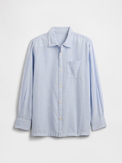 Kids Linen-Blend Shirt