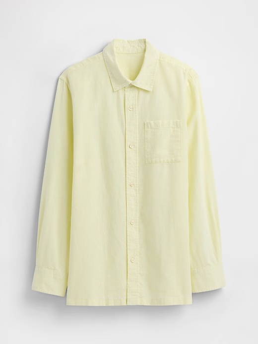 Kids Linen-Blend Shirt
