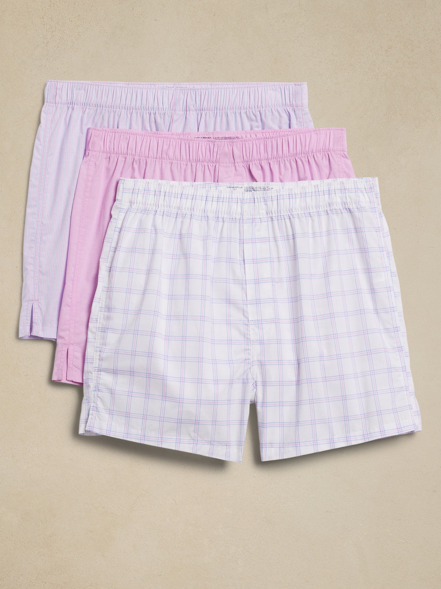 Cotton Boxers (3 Pack) - Orchid Petal