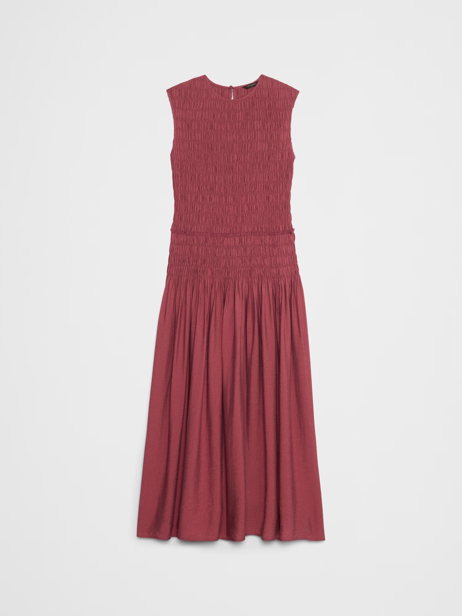 Smocked Bodice Maxi Dress - Berry Parfait 4 Smocked Bodice Maxi Dress - Berry Parfait