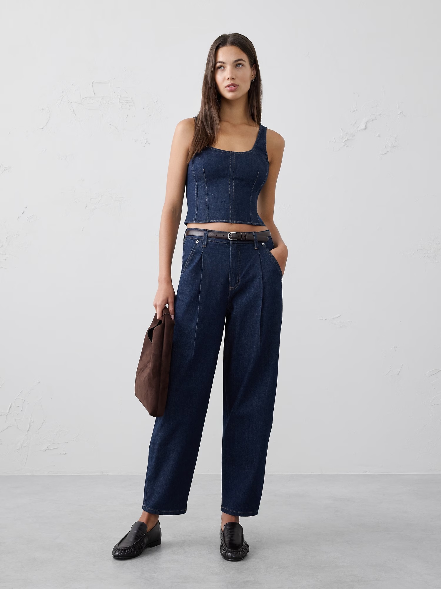 Barrel Ultra High-Rise Trouser Jean - Rinse