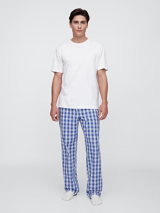 Relaxed Poplin PJ Pants