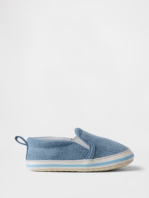 Baby Denim Slip-On Sneakers