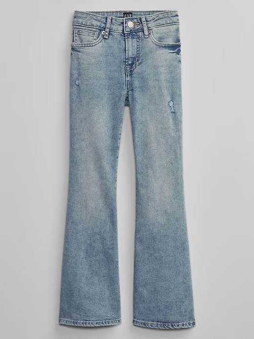 Kids High Rise '70s Flare Jeans