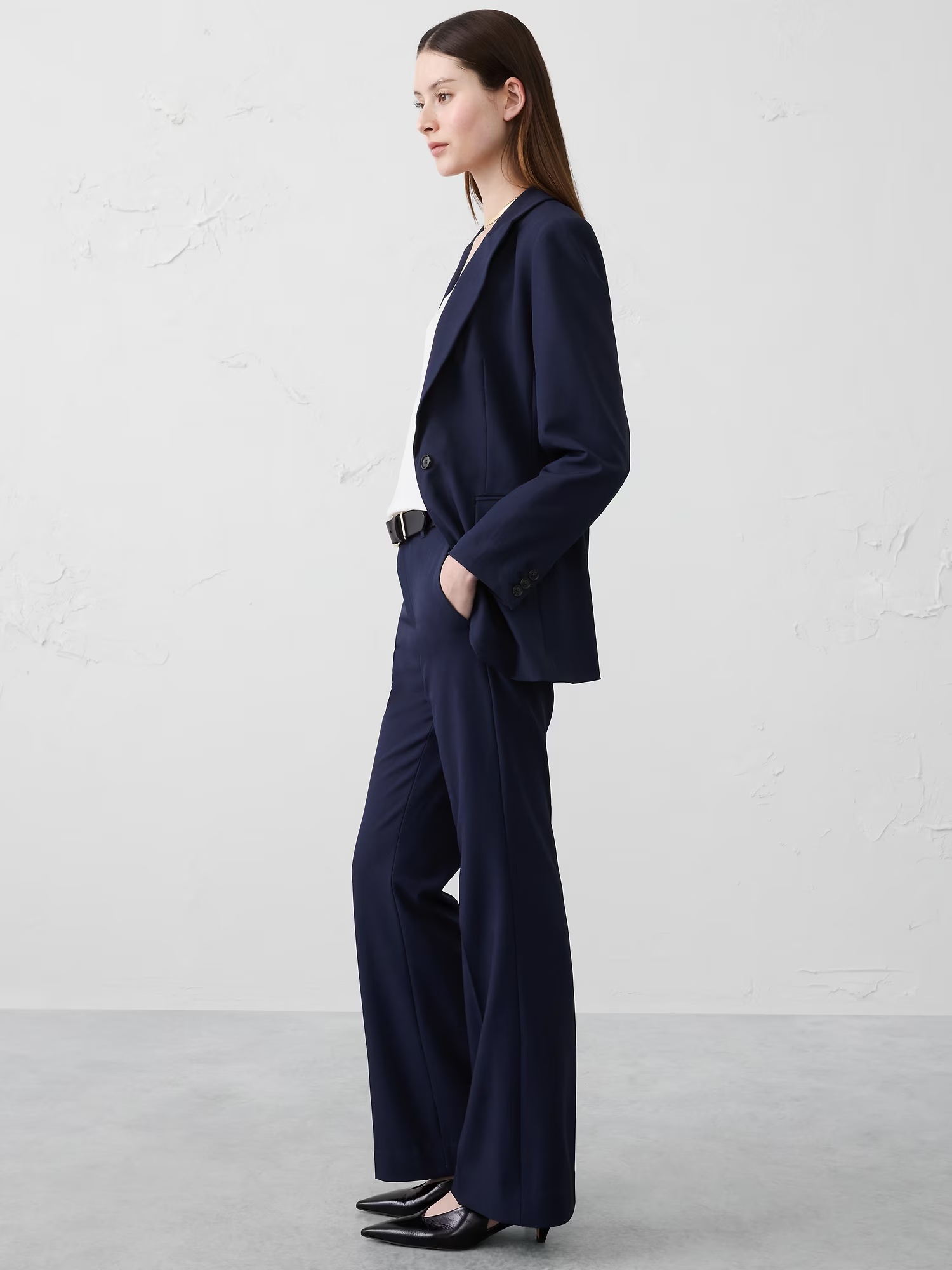 Bootcut Sculpted Pant - Navy