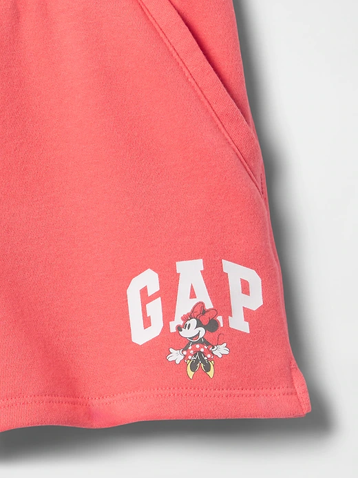 GapKids × Disney Mickey Mouse Relaxed Logo Pull-On Shorts 3 GapKids × Disney Mickey Mouse Relaxed Logo Pull-On Shorts