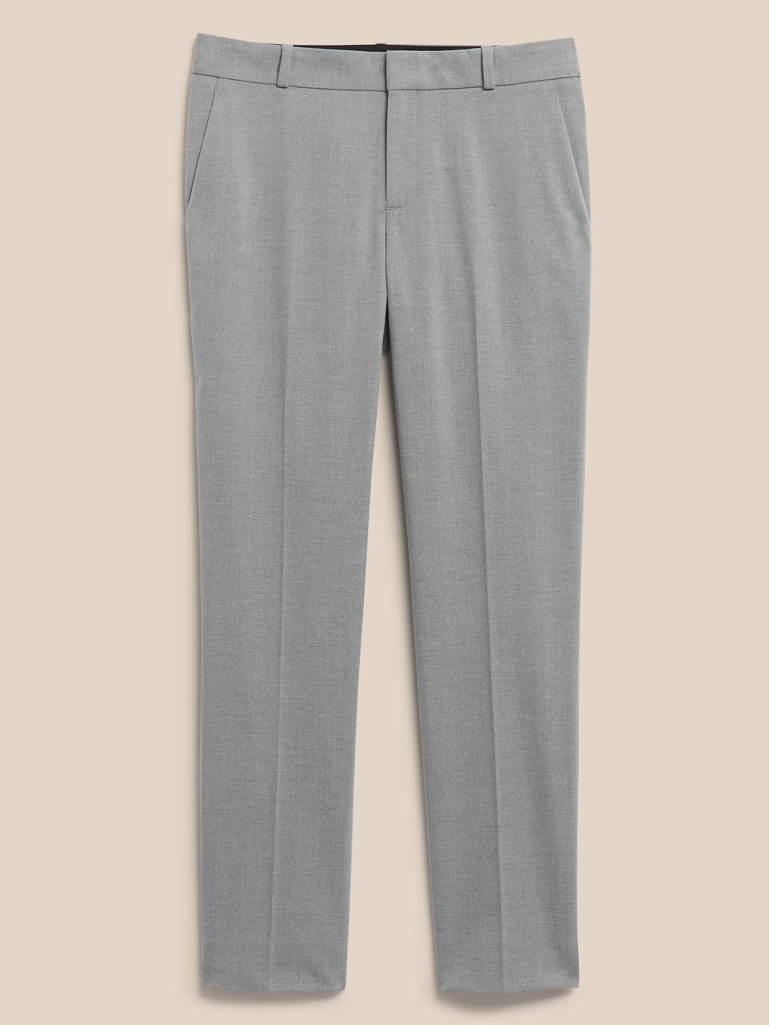 Avery Straight Pant - Medium Gray Heather