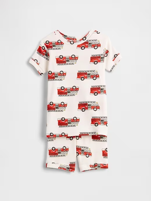babyGap 100% Organic Cotton Fire Truck PJ Set 1 babyGap 100% Organic Cotton Fire Truck PJ Set