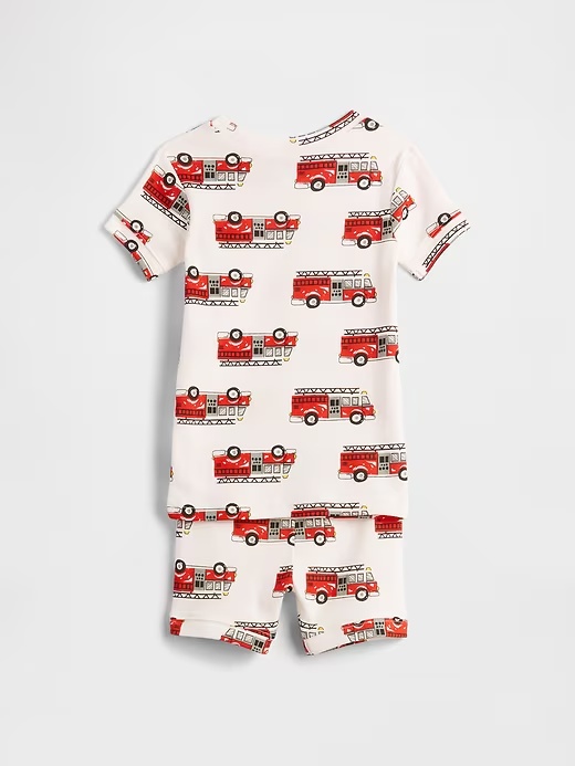 babyGap 100% Organic Cotton Fire Truck PJ Set 2 babyGap 100% Organic Cotton Fire Truck PJ Set