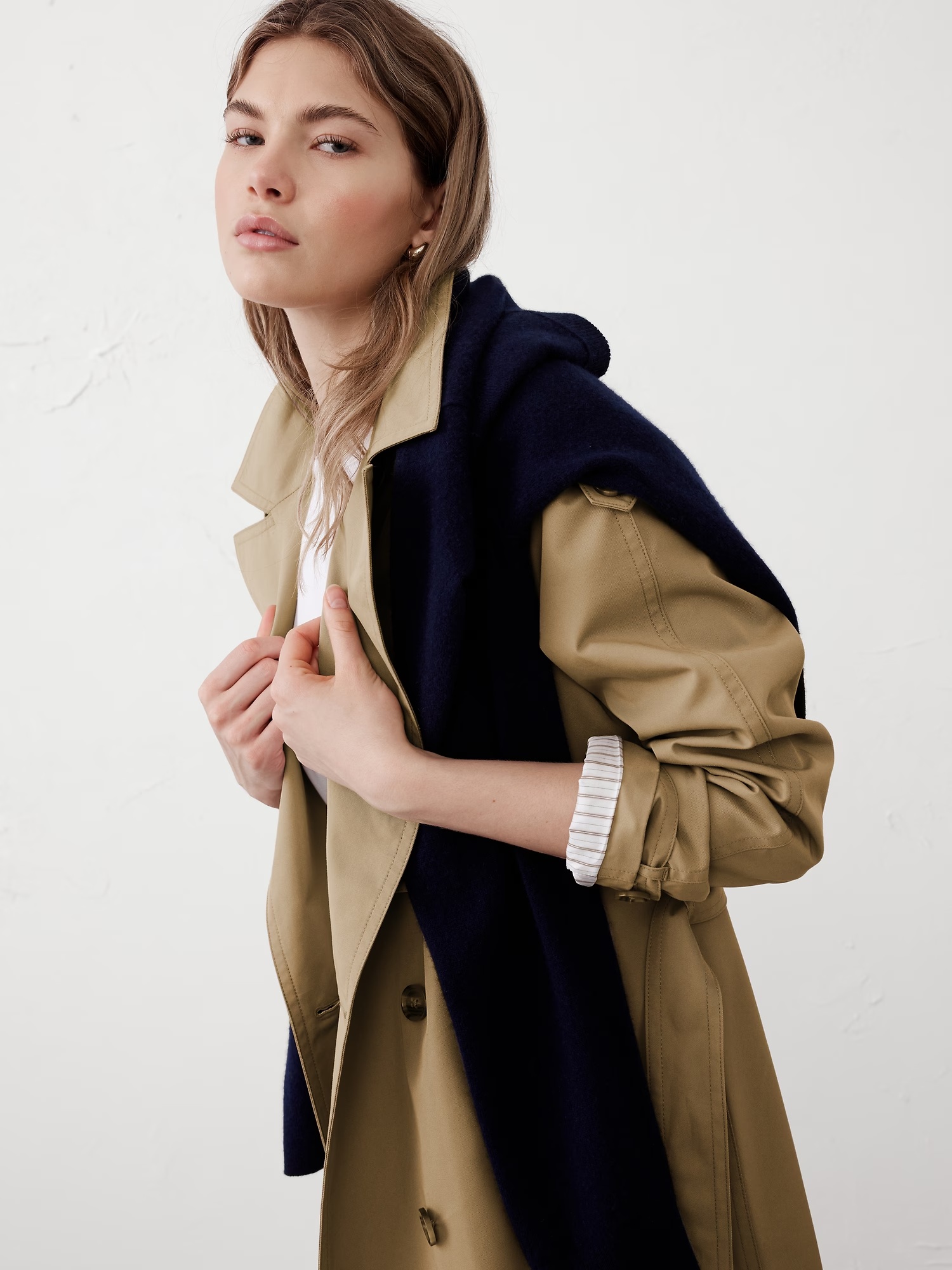 Timeless Trench Coat - Black 3 Timeless Trench Coat - Black