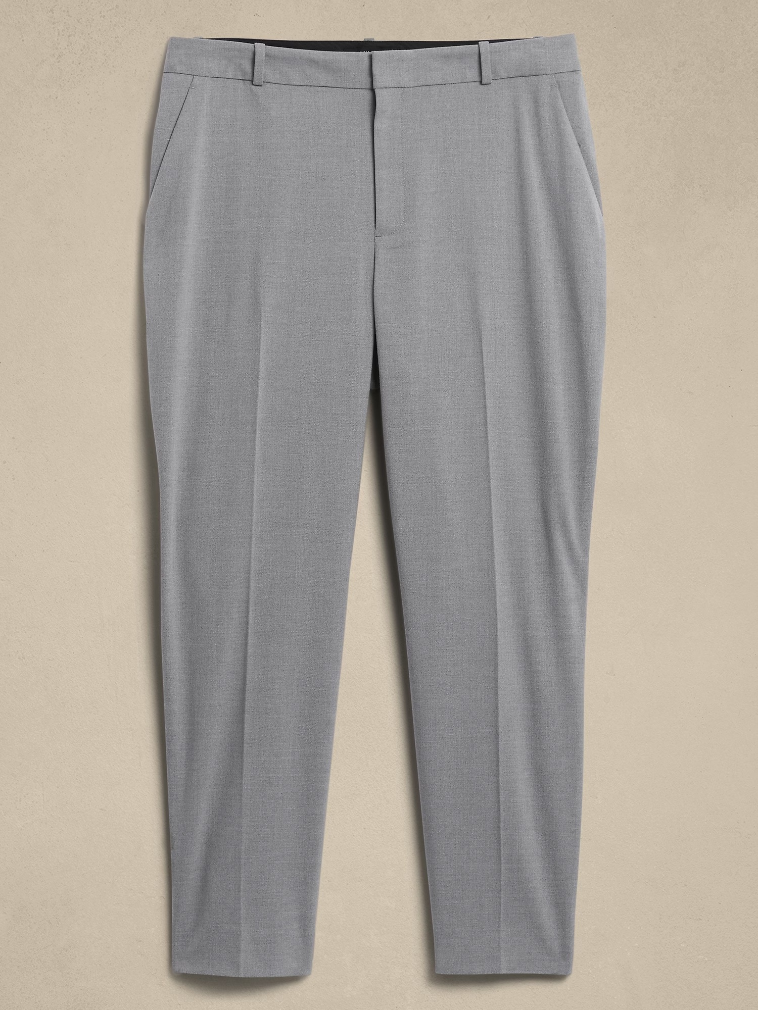 Curvy Avery Straight Pant - Medium Gray Heather