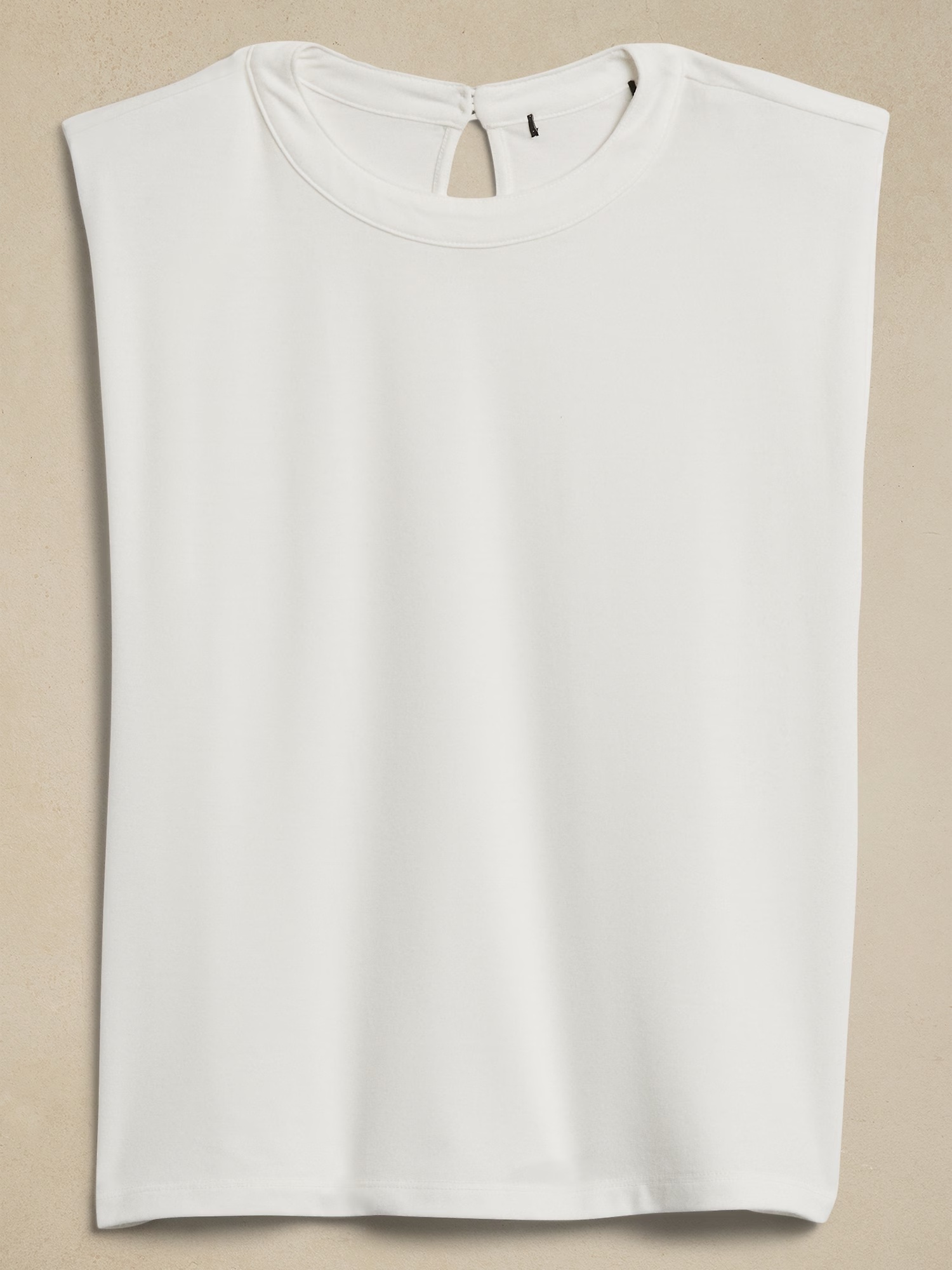 Brushed Jersey Top - Iced Vanilla