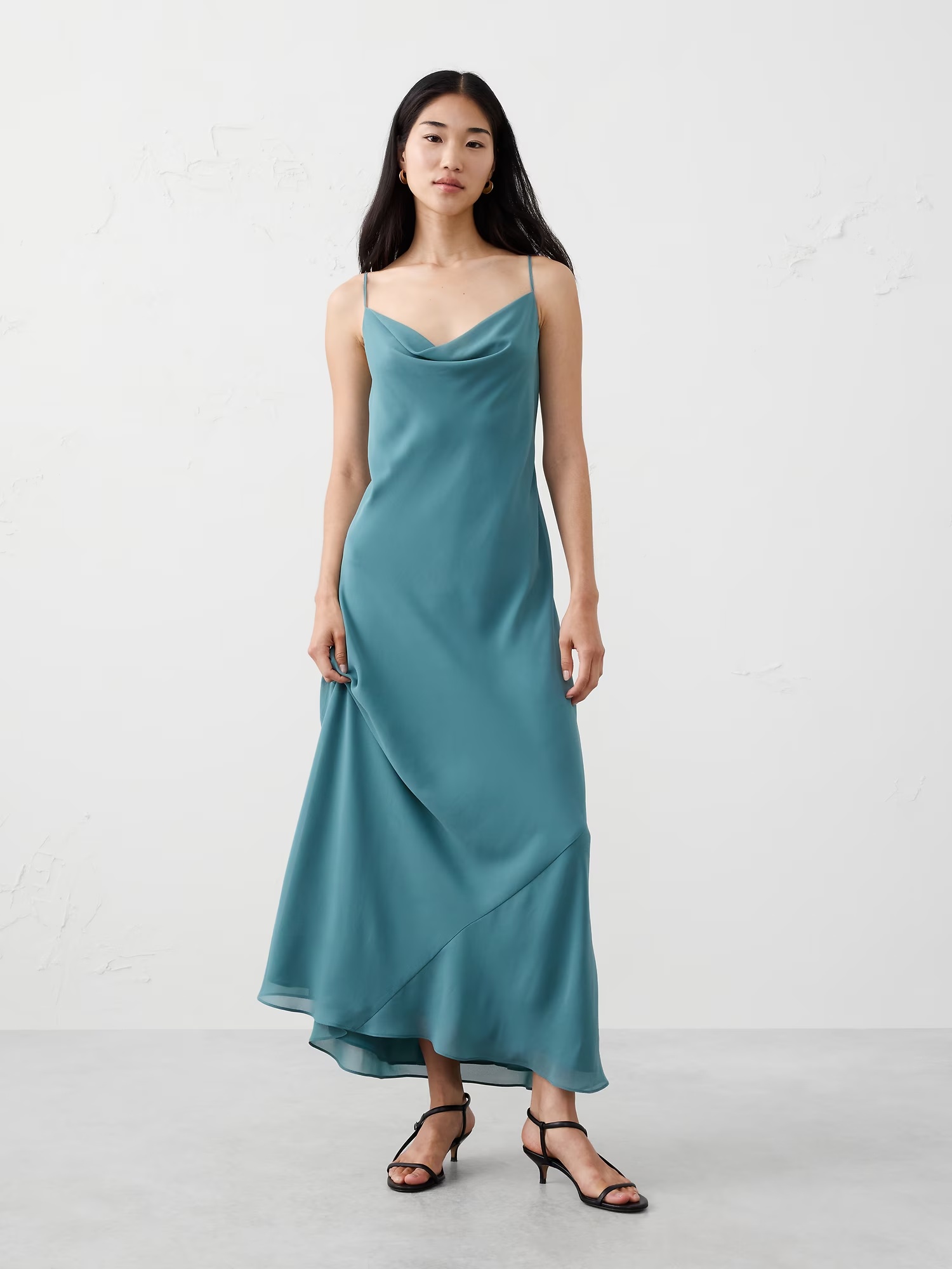 Chiffon Maxi Dress - Thermal Spring
