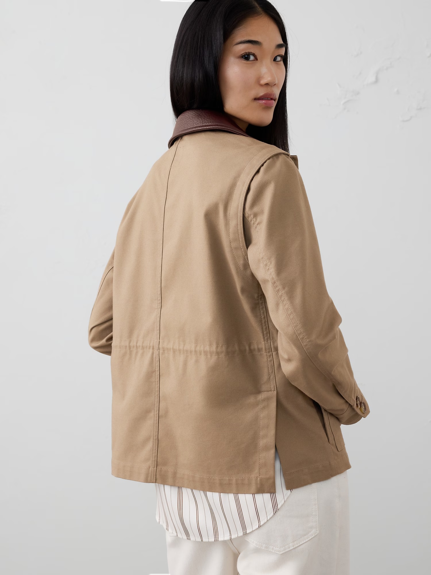 Canvas Barn Jacket - Twine 2 Canvas Barn Jacket - Woodland Taupe