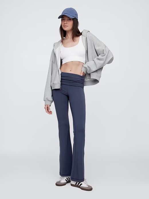 Foldover Flare Leggings
