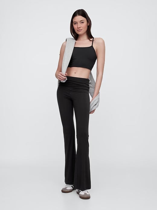 Foldover Flare Leggings