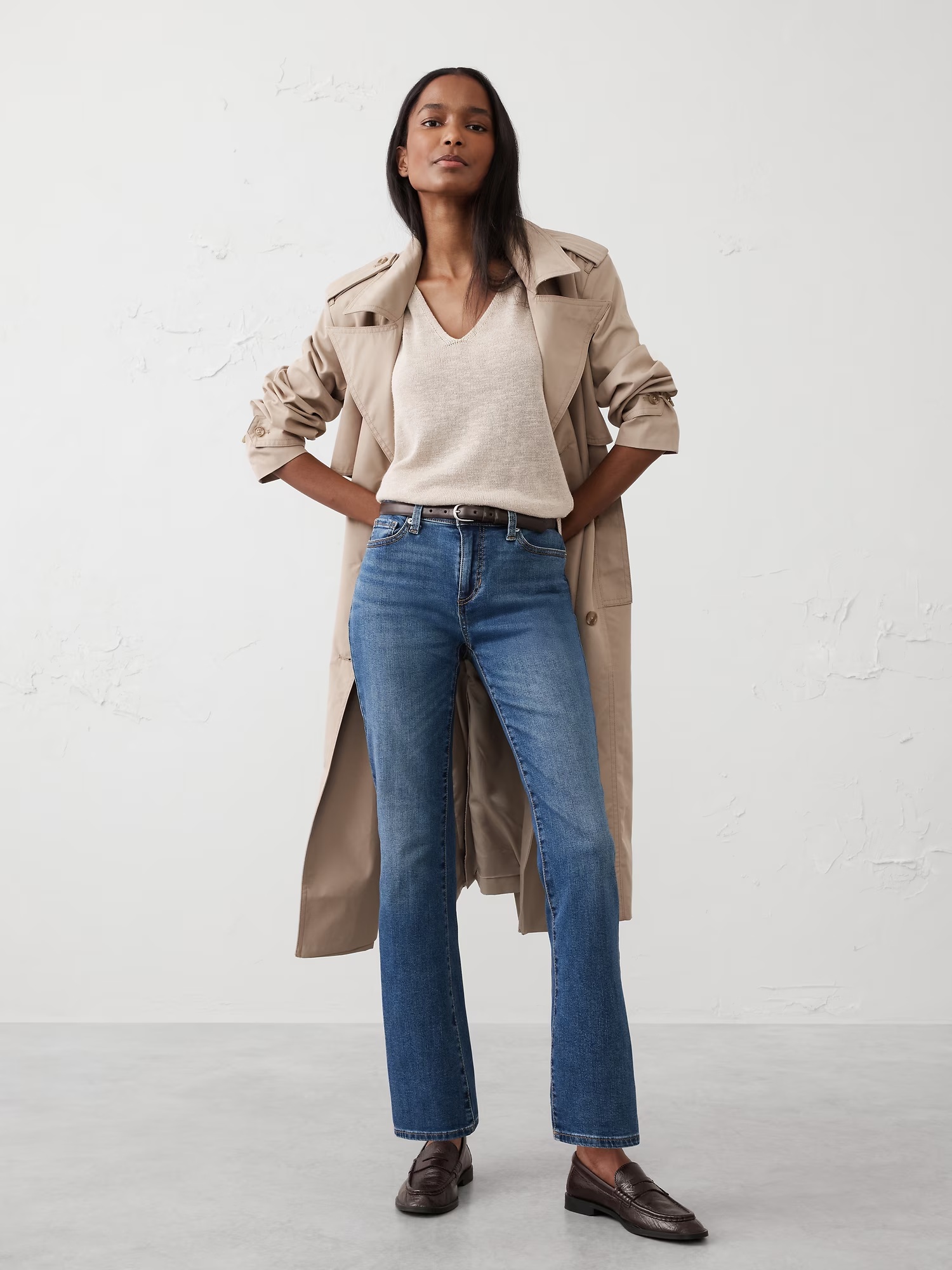 Kick Flare Mid-Rise Jean - Medium Wash