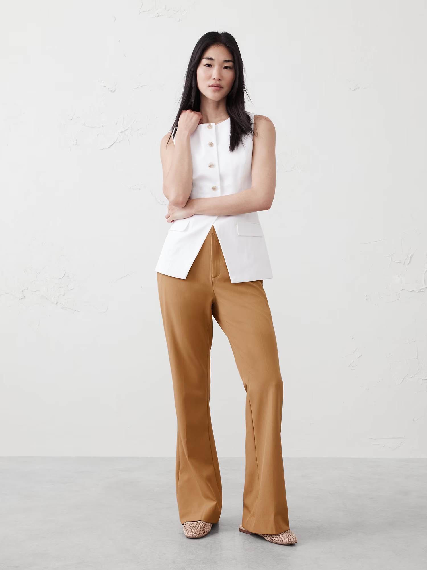 Bootcut Sculpted Pant - Afternoon Latte