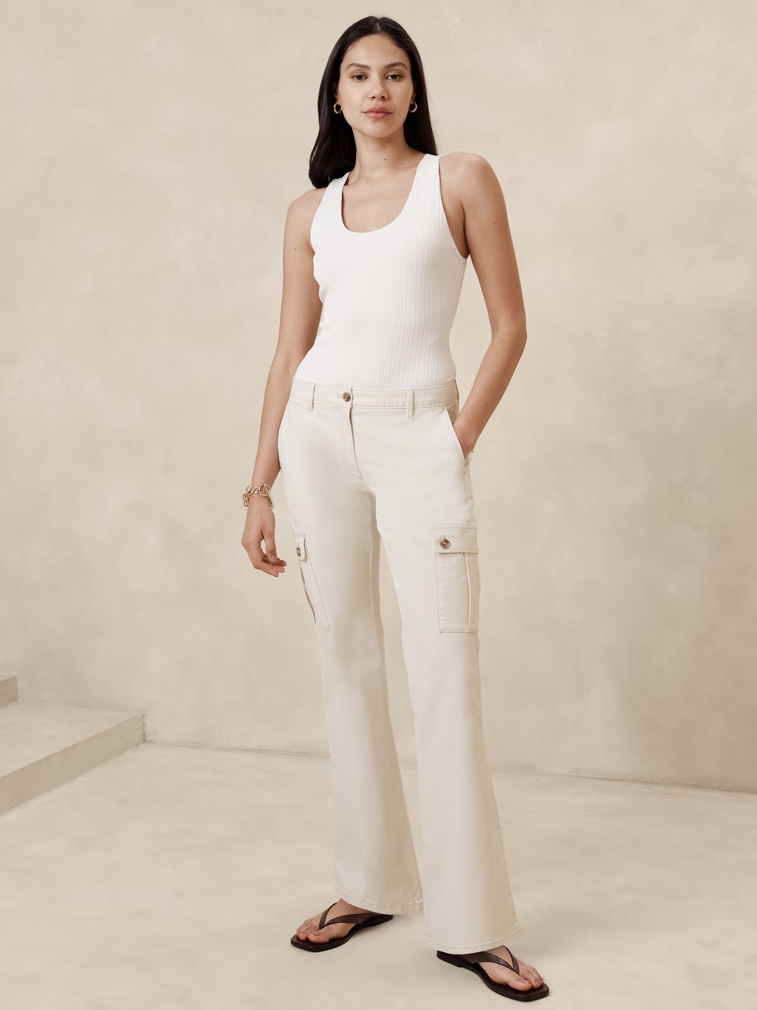 Authentic Chino Bootcut Pant - Transition Cream