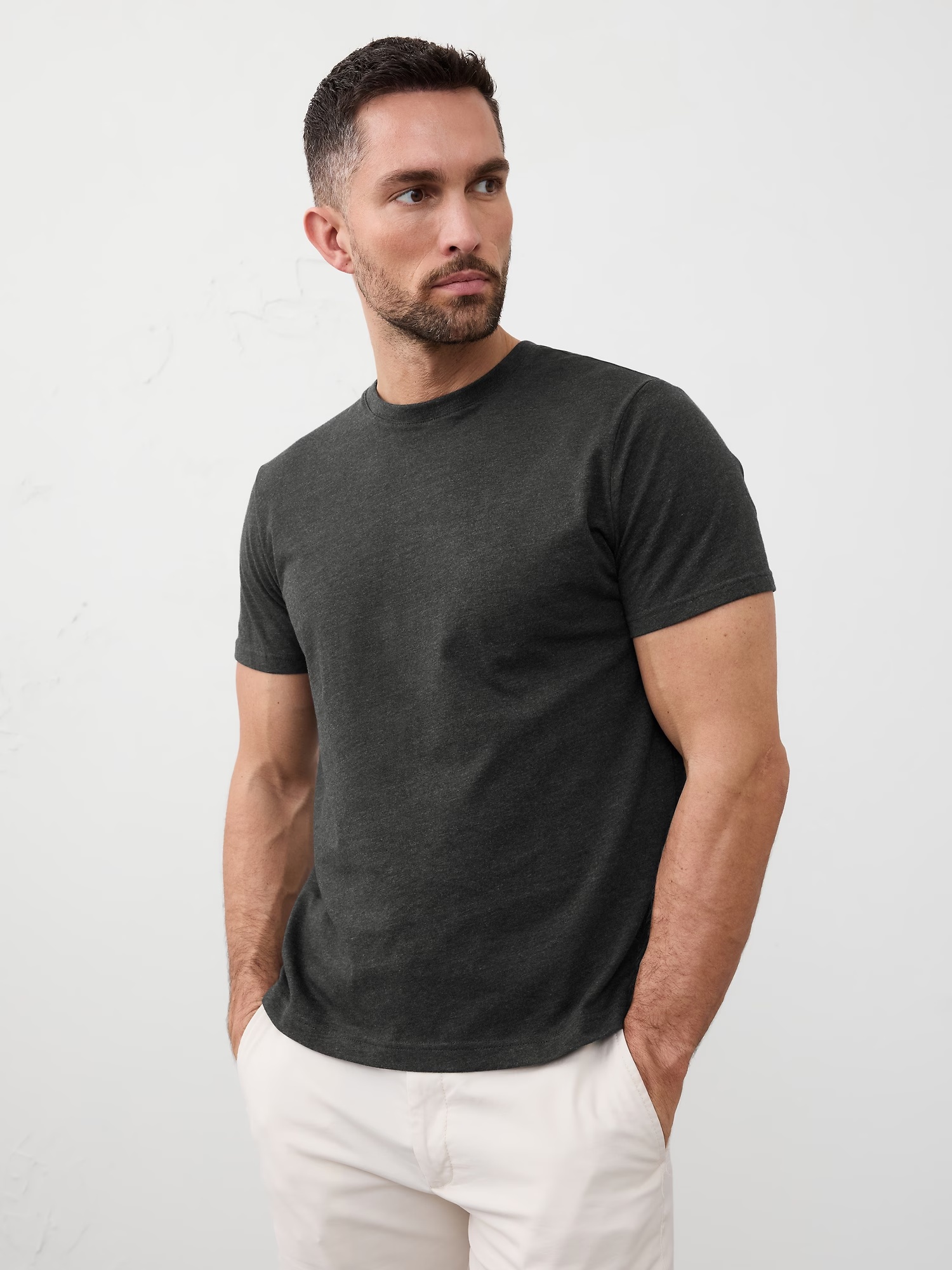 Premium Wash T-Shirt - Charcoal 1 Premium Wash T-Shirt - Charcoal