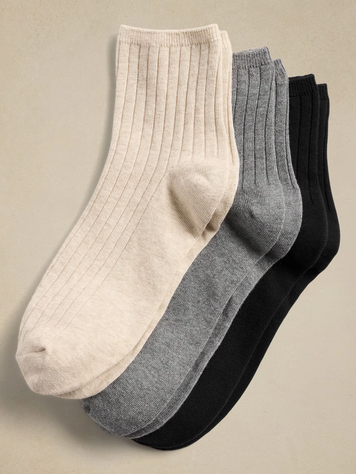 Short Trouser Socks (3 Pack) - Neutral Multi