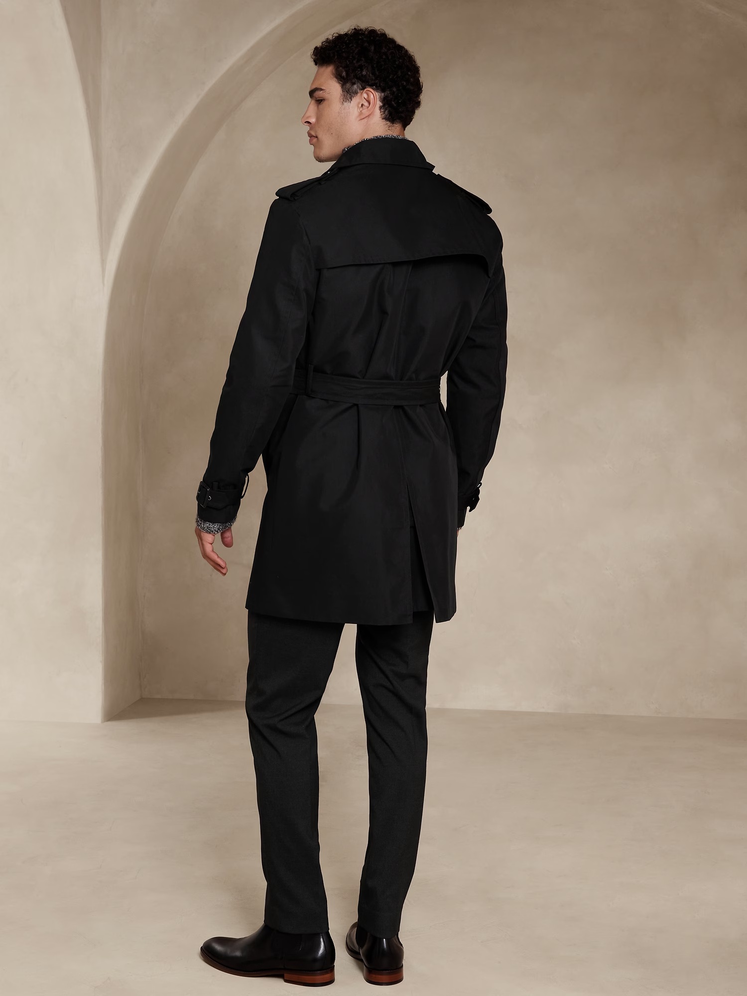 Trench Coat - Khaki 5 Trench Coat - Khaki